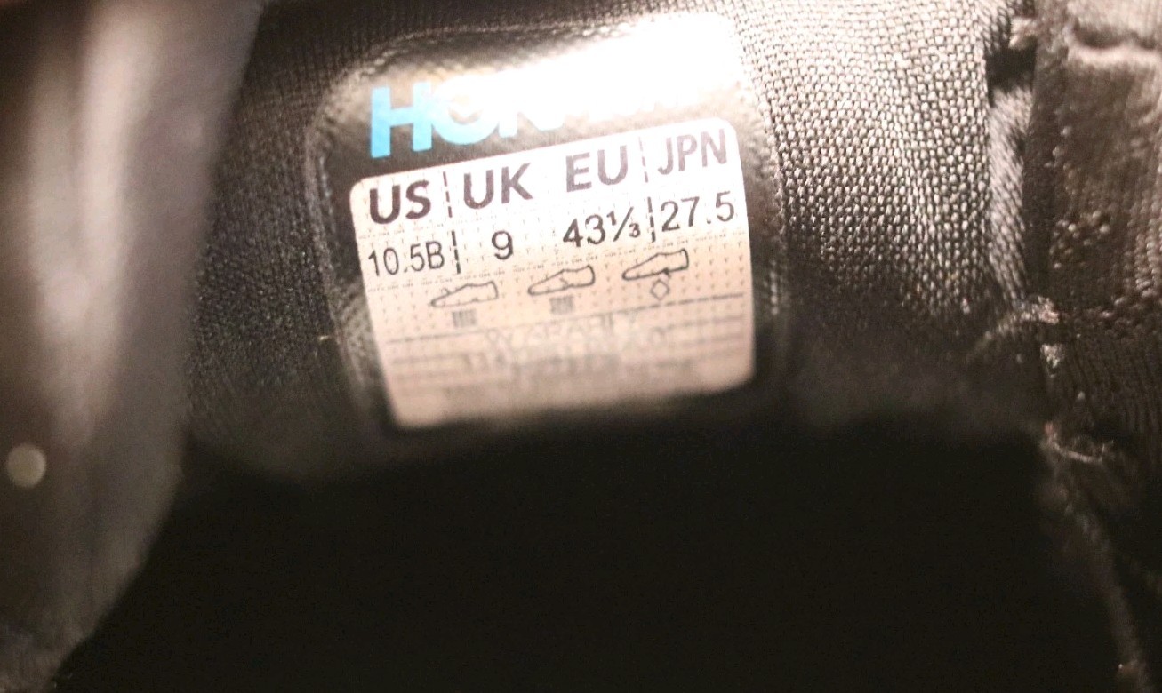 Hoka One One Arahi 7 Mens Black White Size 10.5B Walking Comfortable  thumbnail 10