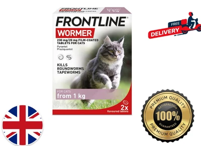 FRONTLINE WORMER - Cat Worming Treatment - 2 Tablets