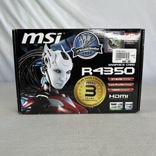 MSI ATI Radeon HD4350 512MB GDDR2 R4350-D512H Video Graphics Card