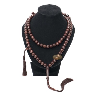 Tamarind Wood Large 10mm Muslim Tasbih Sibha with Matching