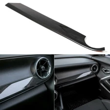 Carbon Fiber Co-pilot Dashboard Panel Trim Cover For Chevrolet Camaro 2017+