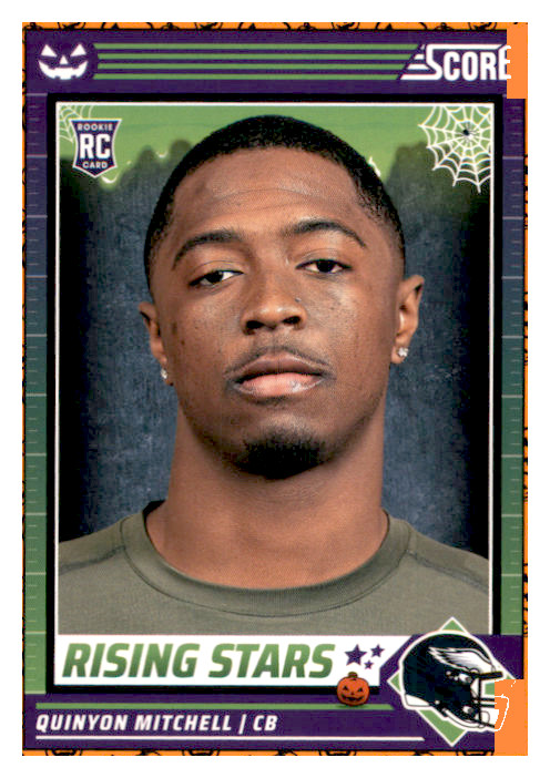 2024 Score-A-Treat - Rising Stars Quinyon Mitchell #41 Orange Pumpkins (RC)