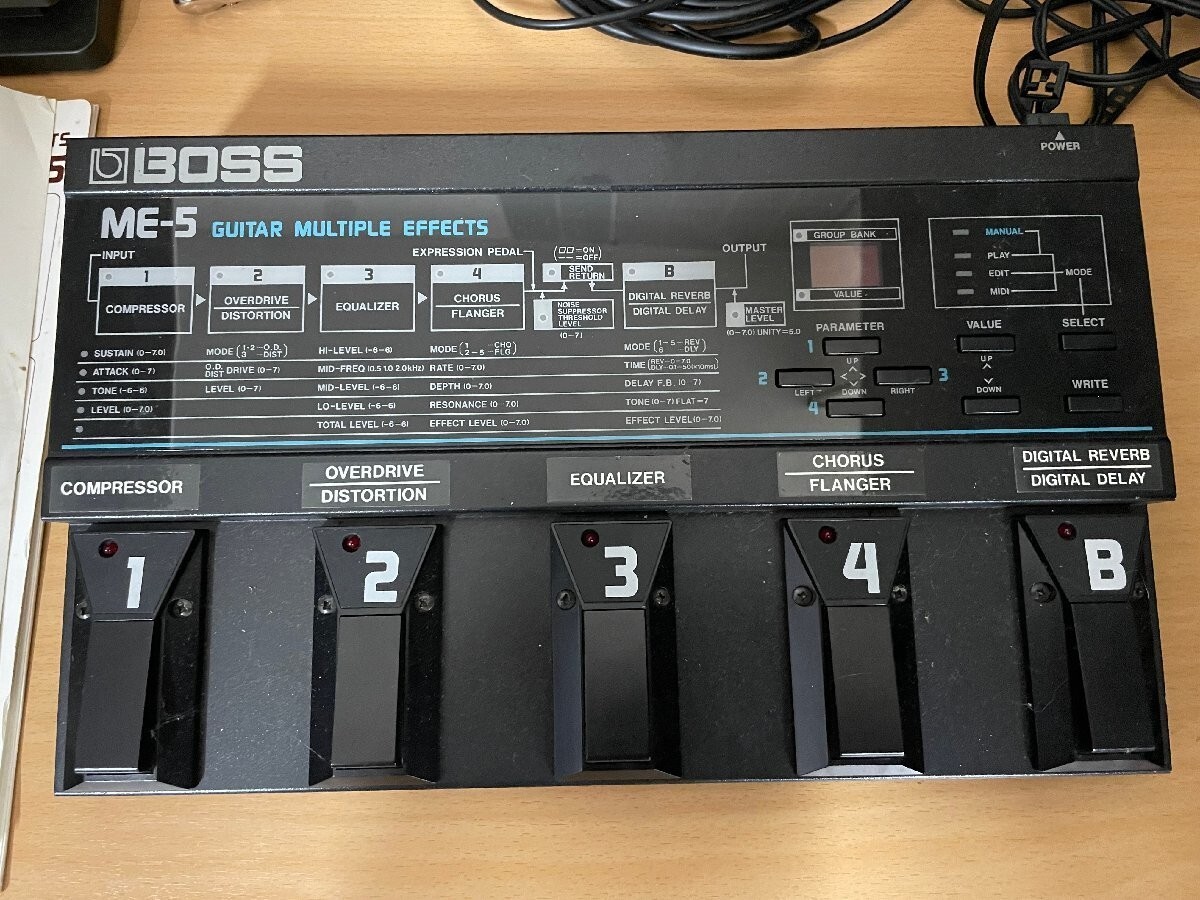 ギター BOSS GUITAR MULTEPLE EFFECTS ME-5 Boss ME-5 Analog Multi Effect processor Pedal | eBay