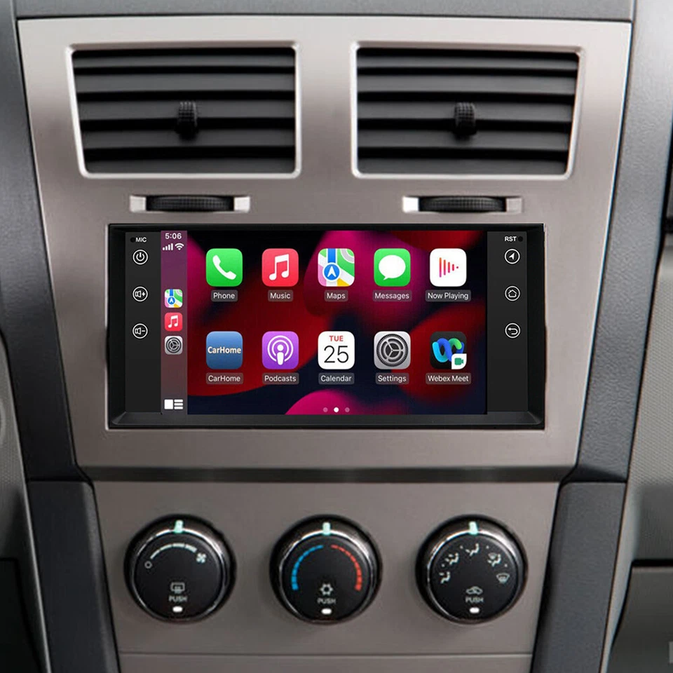 Para Dodge Avenger 2007 2008-2010 Android 15 Radio Coche GPS Navegación Apple Carplay 7" Foto 3 de 4