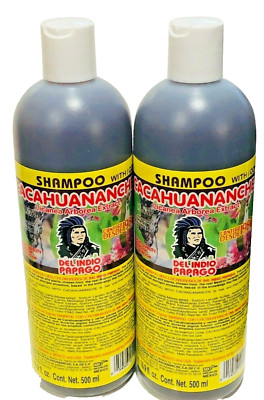 CACAHUANANCHE DEL INDIO PAPAGO SHAMPOO ( PACK OF #2 ) 16.9 FL OZ ALL HAIR TYPES
