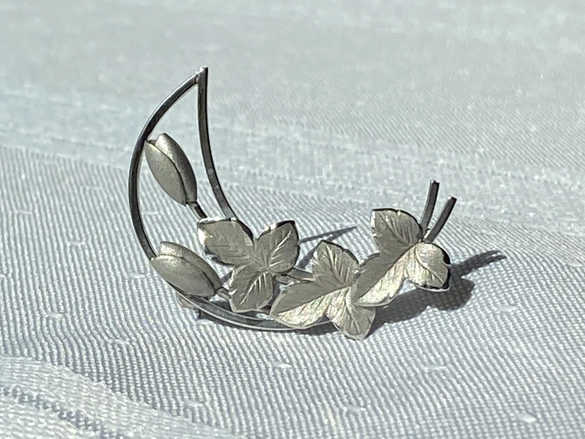 Bond Boyd Sterling Silver 925 Flower Moon Pin Brooch | eBay