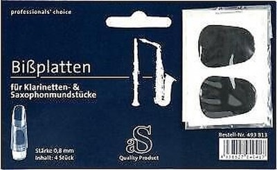 Arnold&sons Bite Plates - Black 0.8 mm (4 Pieces)