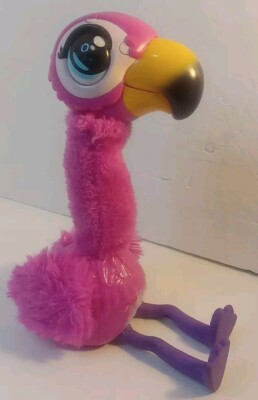 2021 Moose Toys Little Live Pets ''Gotta Go Flamingo'' Interactive Toy Voice Copy