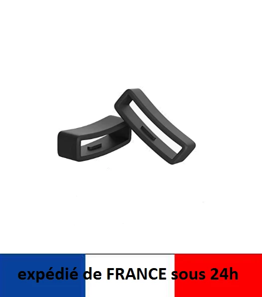 lot 2 Passants boucle bracelet de montre Silicone pour GARMIN FENIX  FORERUNNER