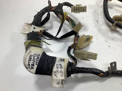 88-89 Honda CRX DX 5MT Dash Instrument Cluster Wire Harness 32117