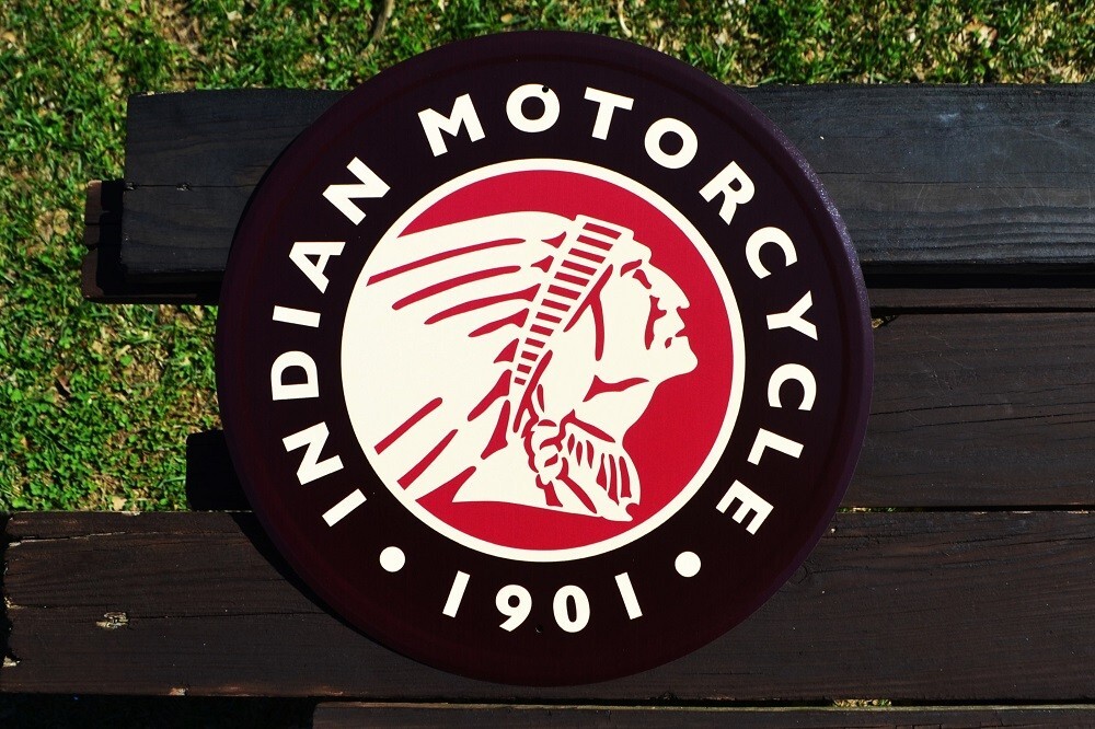 Indian Motorcycle Company Aluminum Metal Sign - Chief - Scout