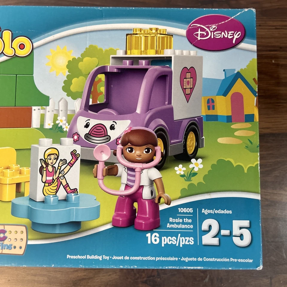 McStuffins Lego Duplo Disney Rosie The Ambulance Doc McStuffins 10605 New - Image 3 of 4