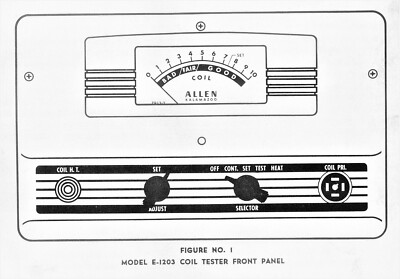 Operating Instructions Manual for Allen Electric E-1203 & AE-1203