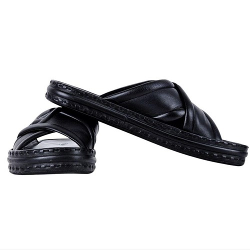 FENDI FF Logo Embossed Flat Shoes Sandals Suze 7 - Picture 14 of 15