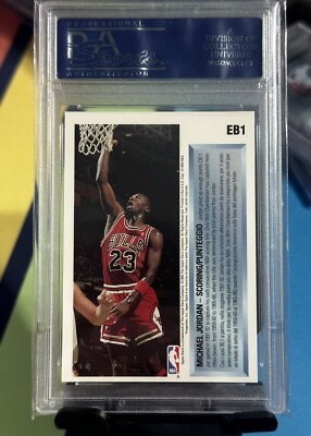 マイケルジョーダン　トレカホログラム Michael Jordan Award Winner Hologram UD European EB1 1993 PSA 10