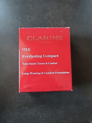 CLARINS EVERLASTING COMPACT LONG-WEARING COMFORT FOUNDATION 112.5 CARAMEL