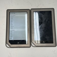 Lot of 2 Barnes  Noble Nook Tablet eBook Reader Wi-Fi 7in BNTV250 As Is