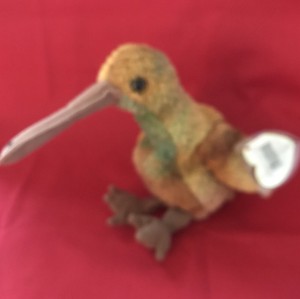 ty beanie babies beak the kiwi bird
