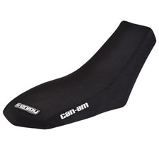 Can Am Ds 70 - 90  GRIPPER Seat Cover 2008 - 2022  ALL BLACK STD LOGO #259