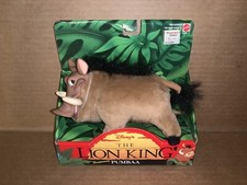 Vintage 1994 Mattel Disney  s The Lion King Pumbaa Plush Doll Figure New