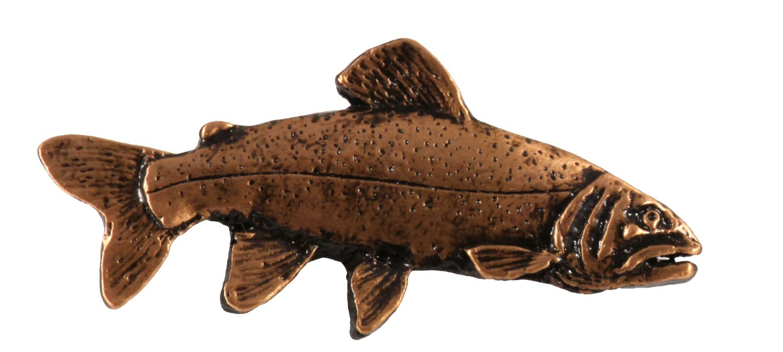 Fishing Pin Hat Pin Rainbow Trout Fish Brooch Small Lapel Pin or