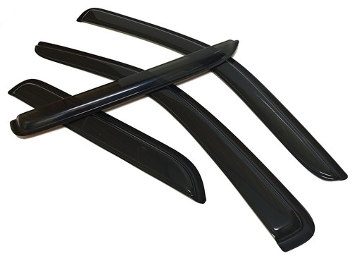 Fit 2001-2012 Ford Escape Acrylic Window Visors Sun Vent Rain Guard Shade Smoked - Foto 7 di 10