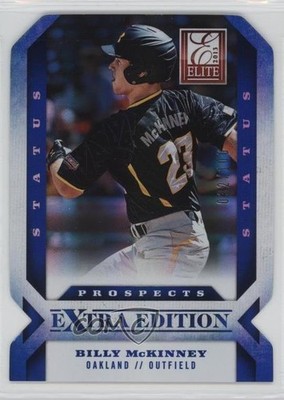 2013 Panini Elite Extra Edition Status Blue Die-Cut /100 Billy McKinney #117 z6b