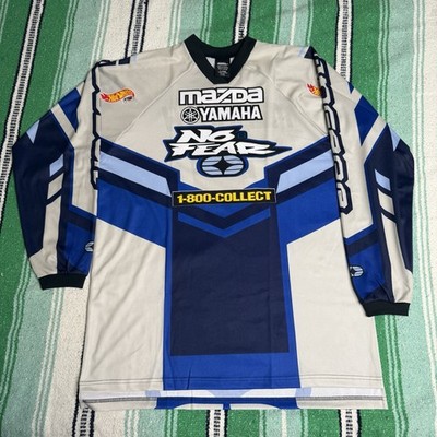Vintage No Fear Jeremy McGrath Mazda Yamaha Motocross Jersey Size XL