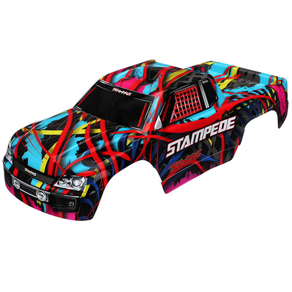 Traxxas 3649 Stampede Painted Body with Hawaiian Graphics