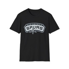 San Antonio Spurs Logo T-Shirt  Basketball Team Tee Fan Apparel Playoffs