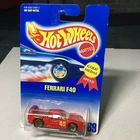 New In Package 1991 Hot Wheels Ferrari F40 Gold Medal Speed 69 Gold Lace