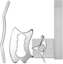 Gua-Sha-Werkzeuge aus Edelstahl, 3-in-1-Muskelschaber, Edelstahl