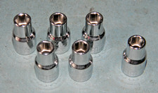 Lot of 6 - 6mm Socket 6 pt 1/4 drive WILDE Tools Made in USA NEW