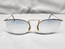 Logo Paris Demi Green/Gold Half Rim Eyeglasses Frame 54 19 184-22