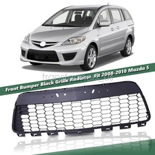 Fit 2008-2010 Mazda 5 Black Front Bumper Grille Radiator Grill CE49-50-1T1A New