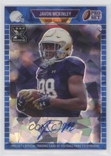 2021 Leaf Pro Set Metal 1989 Blue Crystals /35 Javon McKinley #PA-JMK Auto 0q1p