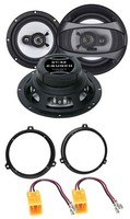 Crunch 16,5Cm 2-Wege 180Watt Lautsprecher FüR Fiat Panda 03-12 HecktüR Auto Boxe