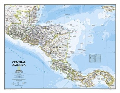 Central America Classic laminated by National Geographic Maps 9780792250241