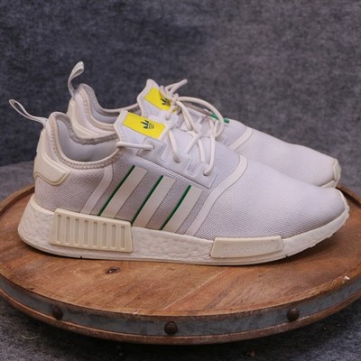 adidas NMD R1 Mens Size 12 US Brazil White Green Yellow Boost Sneakers GX9885