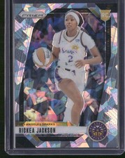 2024 Panini Prizm WNBA #60 Rickea Jackson Ice Prizms