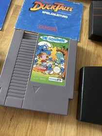 Nintendo NES Sammlung  3 Spiele + 2 Anleitung, Duck Tales Chip & Chap, Schl&uuml;mpfe