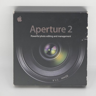 Apple Aperture 2 Photo Editing & Management Software Disc Complete Macintosh 