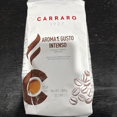 Carraro 1927 Aroma E Gusto Intenso whole Coffee Beans 1kg/2.2lb