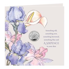 2024 Royal Mint - Wedding Silver Sixpence - Brilliant Uncirculated Coin