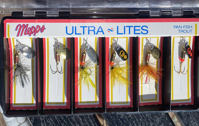 Mepps Ultra Lite Killer Kit 00 Spinner France Vintage 6 Lure Pan Fish ...
