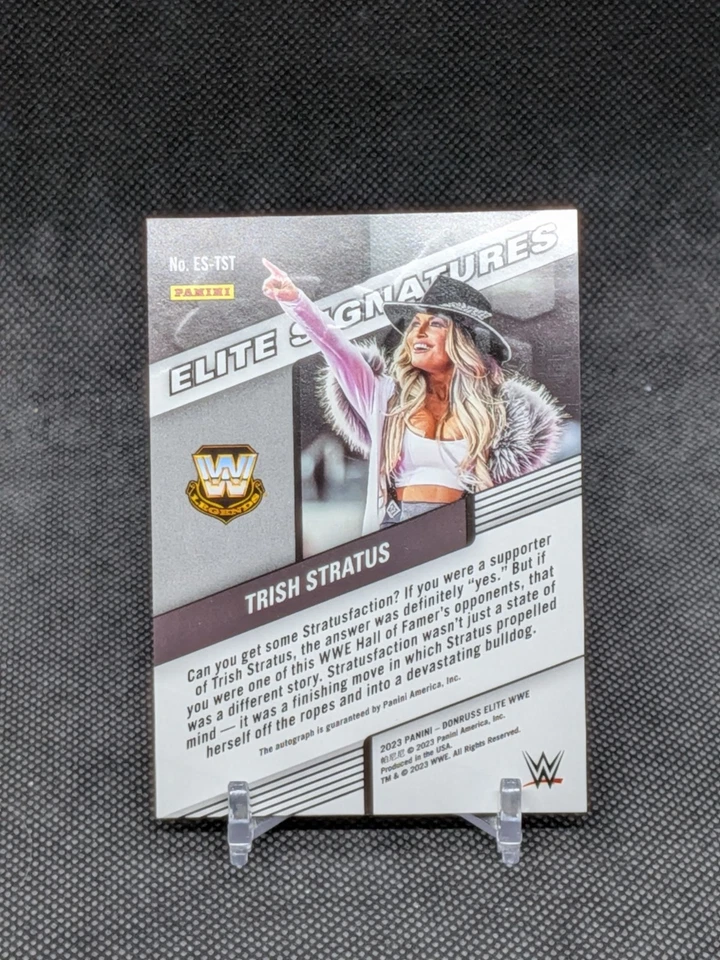 TRISH STRATUS 2023 Panini Donruss Elite WWE Signatures On-Card Auto Blue #/25 🍁 - Image 3 of 3