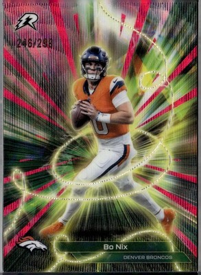2026 Topps Resurgence Bo Nix Pink Conductors /299 #C-19 Denver Broncos