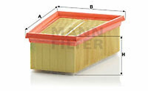 Mann-Filter C 1858/2 Luftfilter FüR Dacia, Lada, Nissan, Opel, Renault, Vauxhall-image