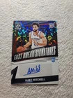Ajay Mitchell 2024-25 Optic Fast Break Fast Break Signatures RC OKC Thunder