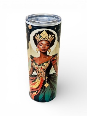Maßgefertigter Becher ''Black Queen (3)'' 20 Unzen Lebensmittelqualität rutschfest auslaufsicher heiß/kalt